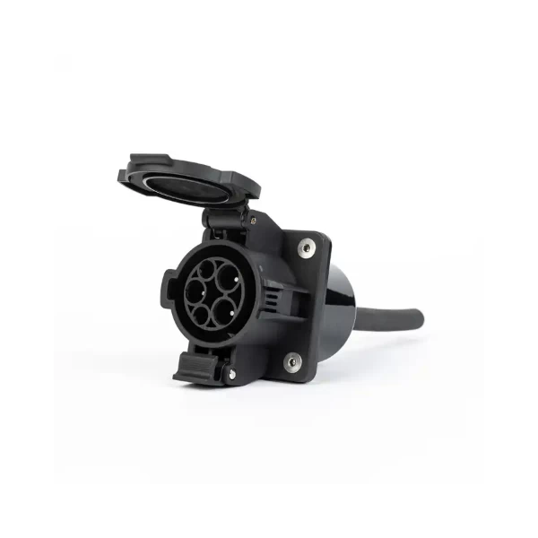 Factory Supply 16A 32A Single Phase Sae J1772 Ac Type 1 Ev Inlet Electric Car Charging Socket 240v